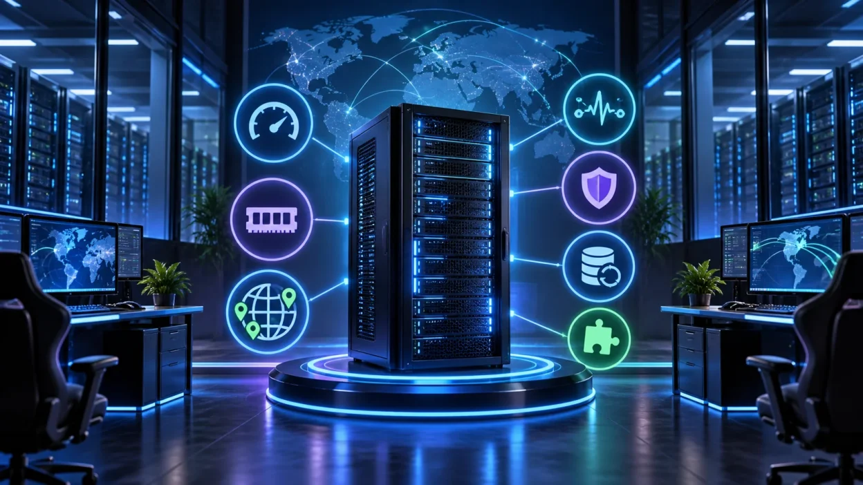 Evaluation dashboard for choosing game server hosting
