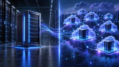 VPS server architecture compared with distributed cloud hosting